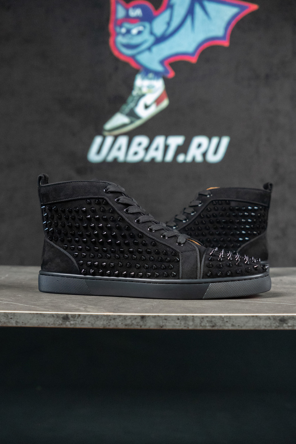 ssense Ch**an louboutin black l0*is orlato sneakers