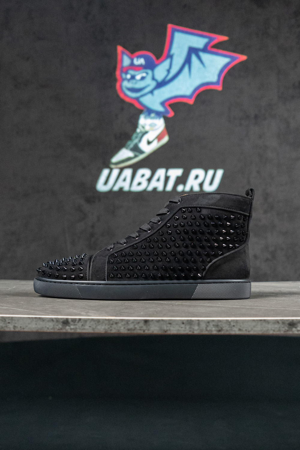 ssense Ch**an louboutin black l0*is orlato sneakers