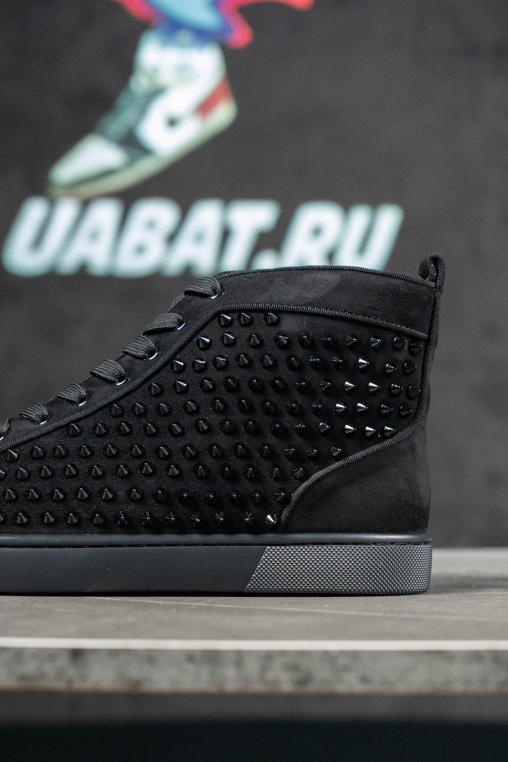 ssense Ch**an louboutin black l0*is orlato sneakers
