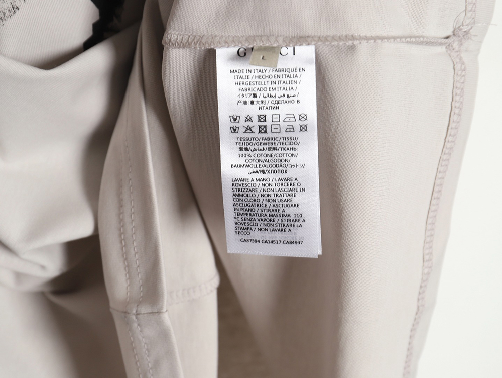 G*u*i 24ss spring and summer new round neck short sleeves