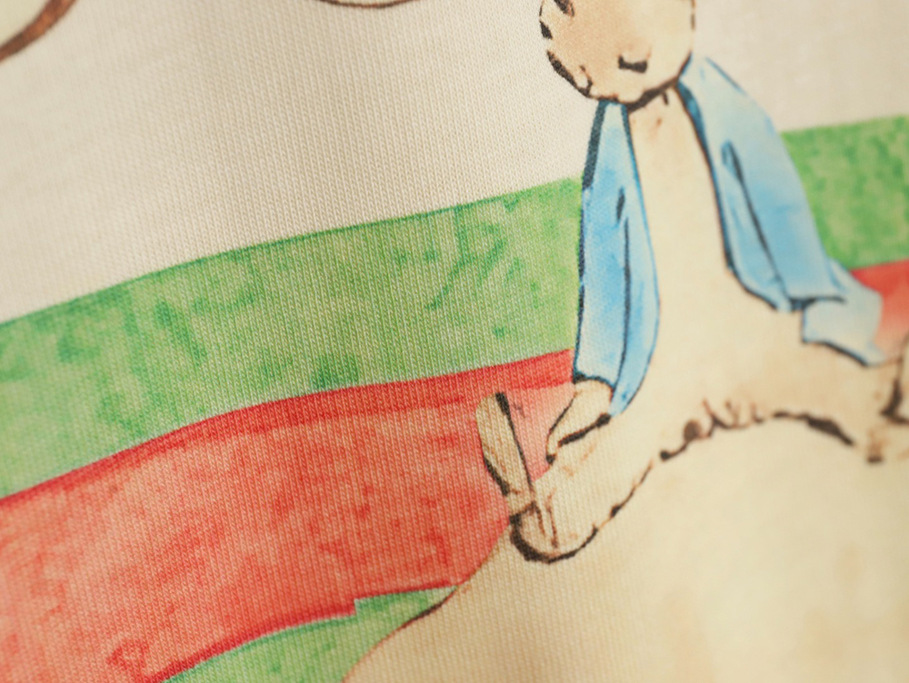 G*u*i classic letter logo mushroom print t-shirt