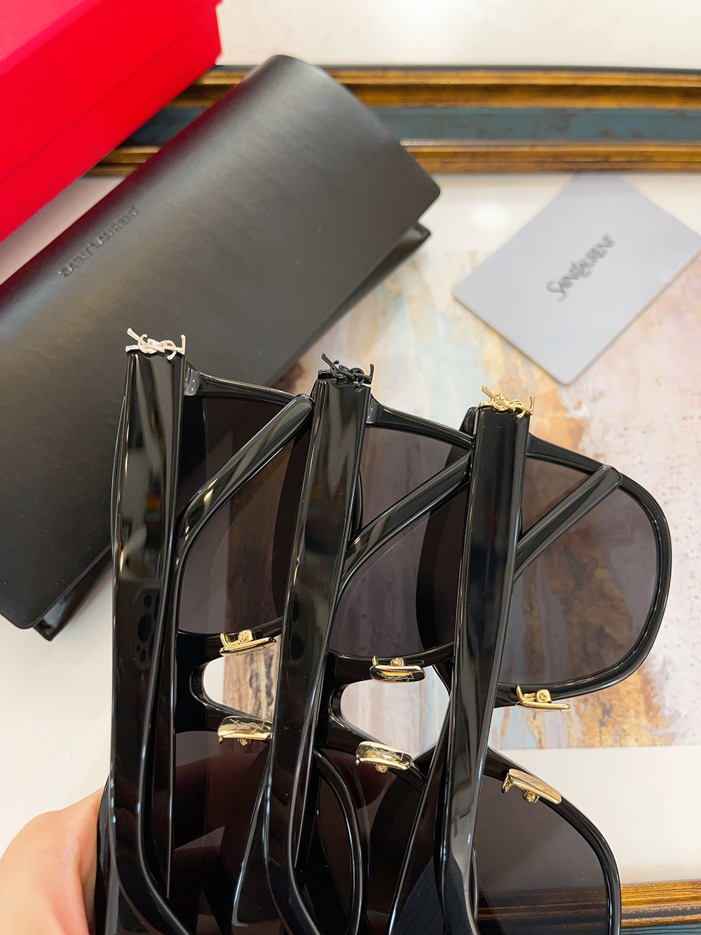 Sa**t Lau*nt eyeglasses m105f