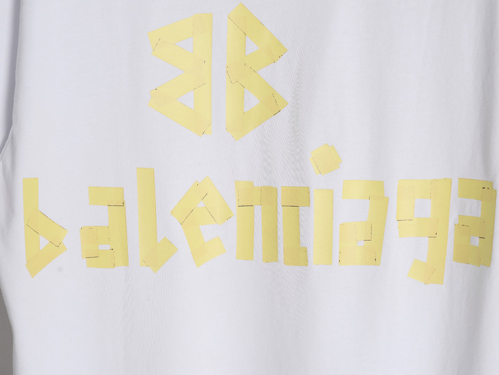 Ba*len*cia*ga 24ss masking tape short sleeve t-shirt