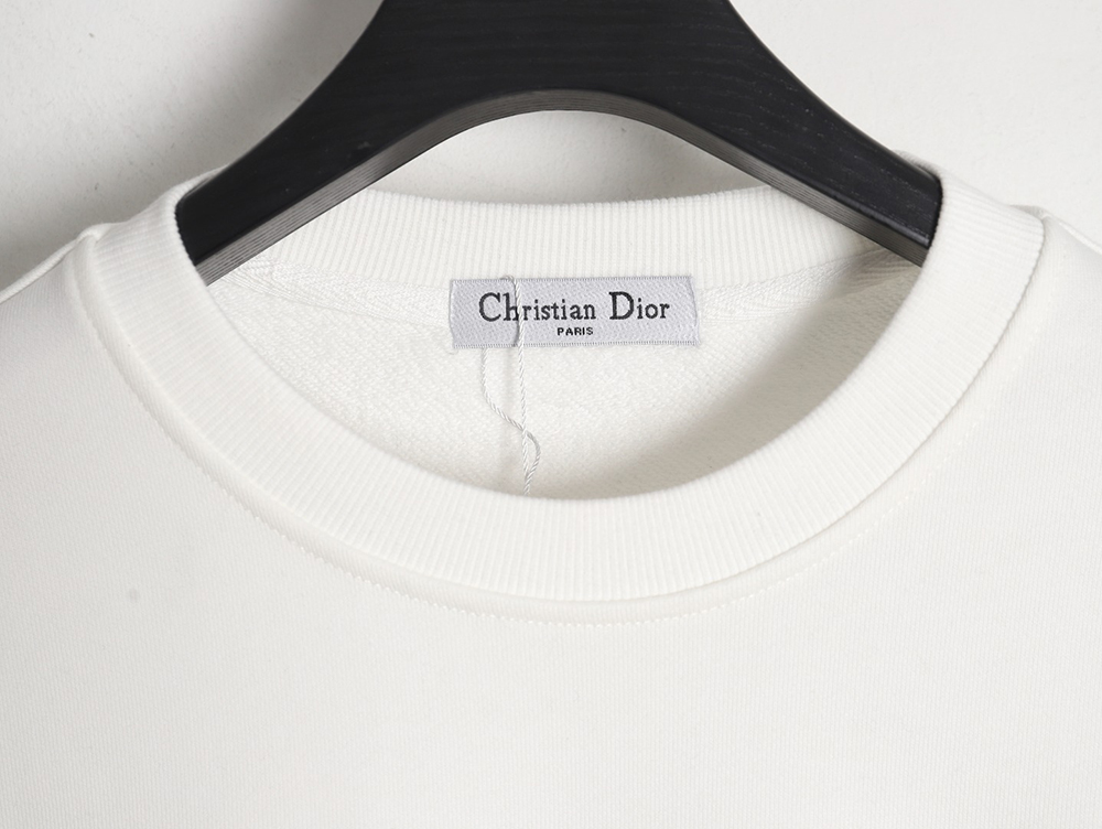 D*or 24ss floral print crew neck sweatshirt