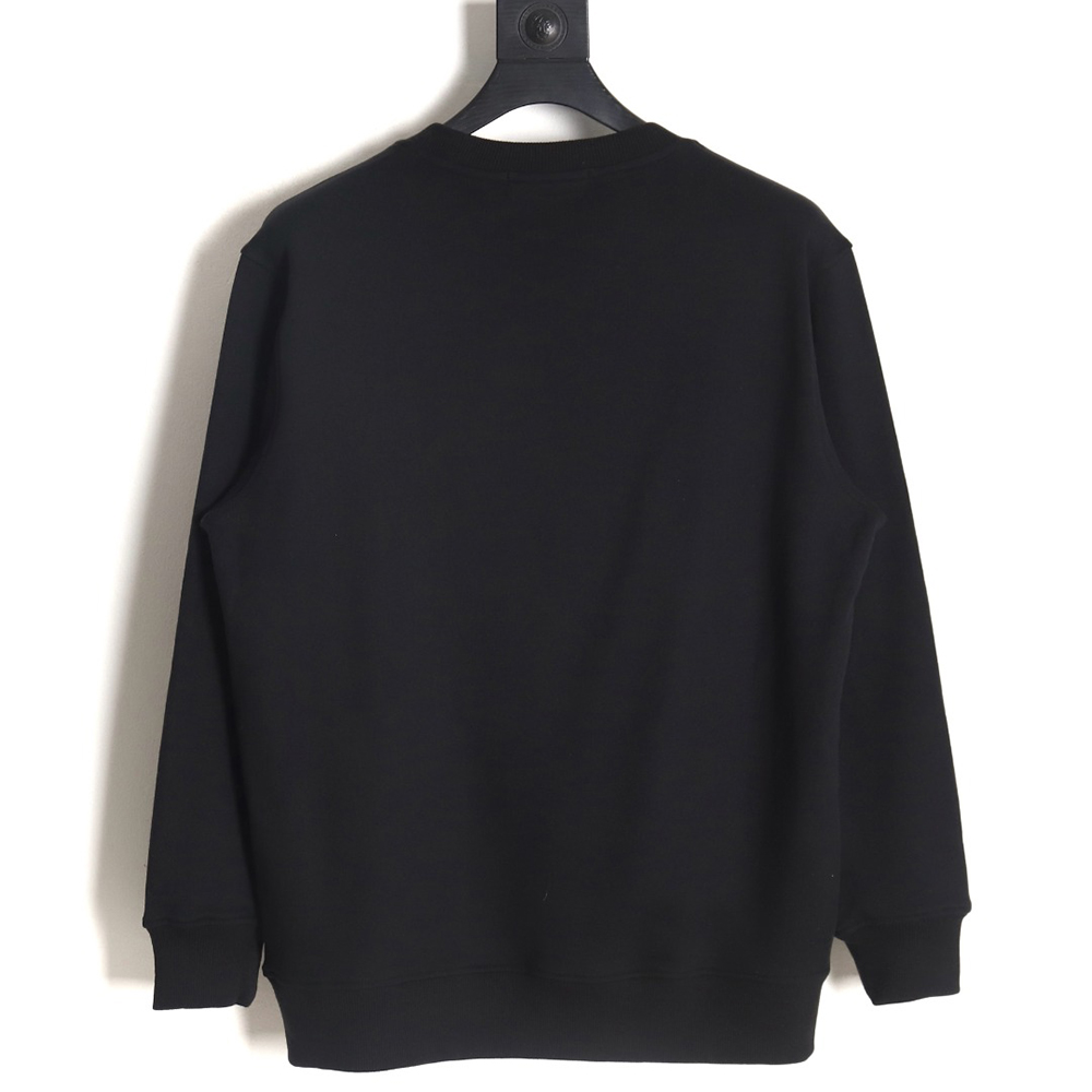 D*or 24ss floral print crew neck sweatshirt