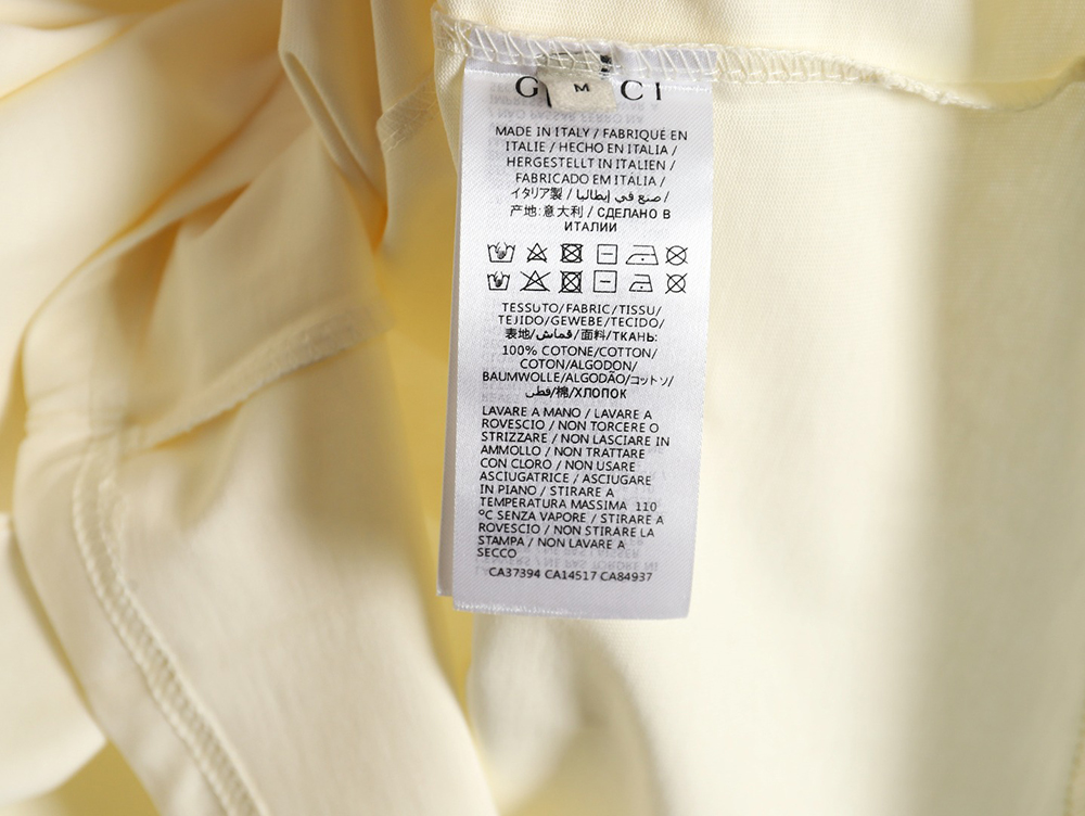 G*u*i dragon year series dragon letter logo printed round neck short sleeves