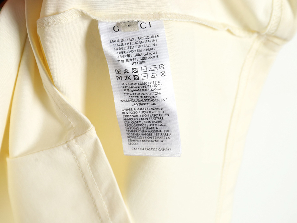 G*u*i dragon year seriess colorful dragon head letter logo printed round neck short sleeves