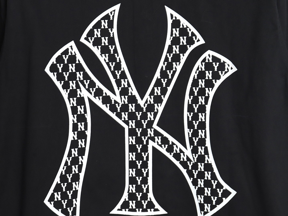 MLB Back Logo long-sleeved shirt autumn heavy embroidered Oxford shirt jacket