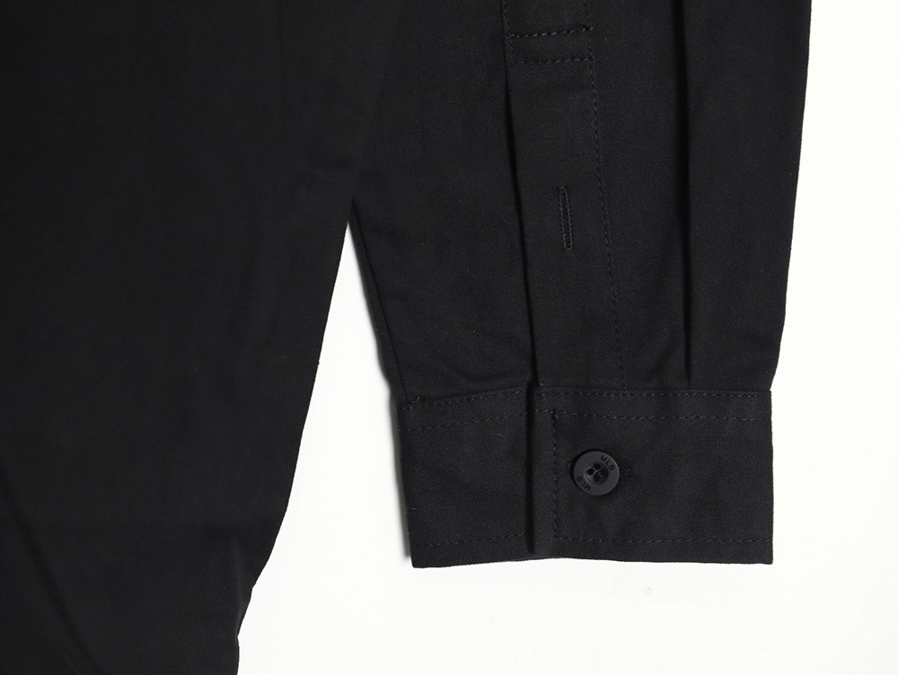 MLB Back Logo long-sleeved shirt autumn heavy embroidered Oxford shirt jacket