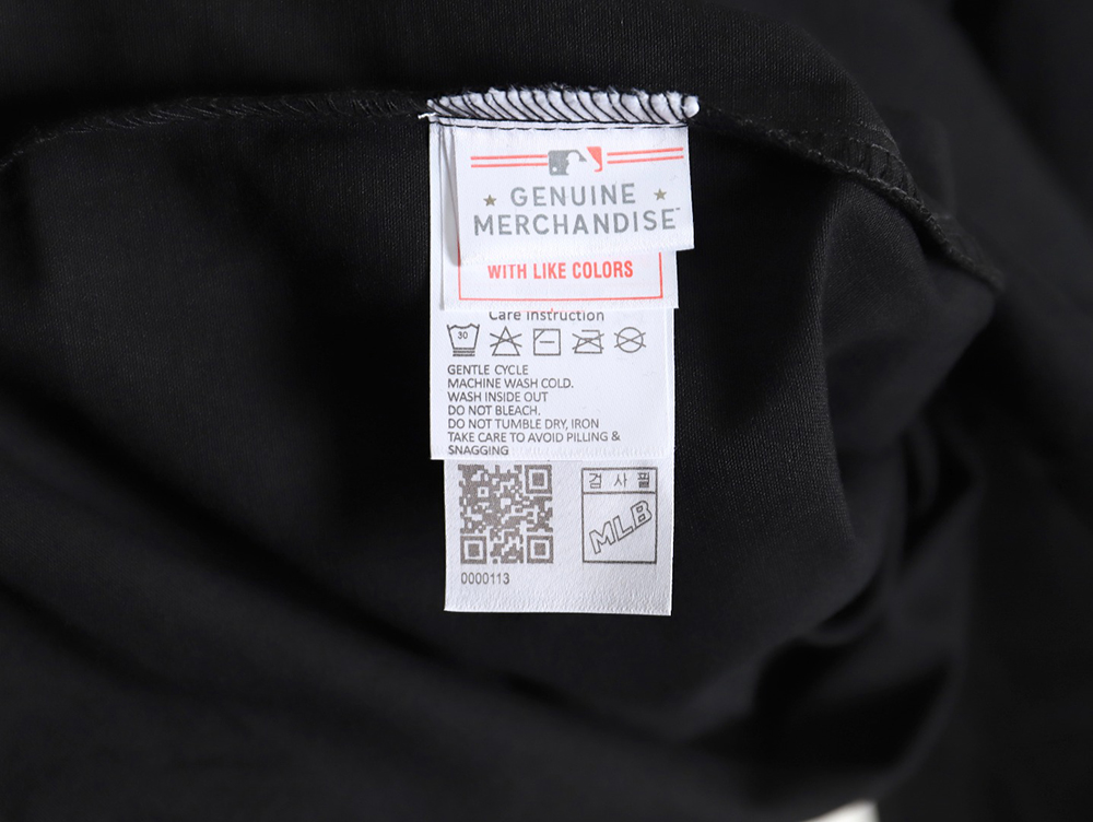 MLB Back Logo long-sleeved shirt autumn heavy embroidered Oxford shirt jacket