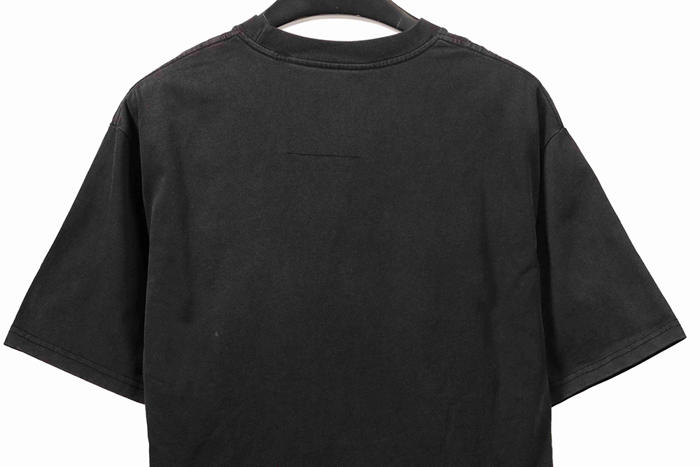 Givenchy washed letter embroidered short sleeves