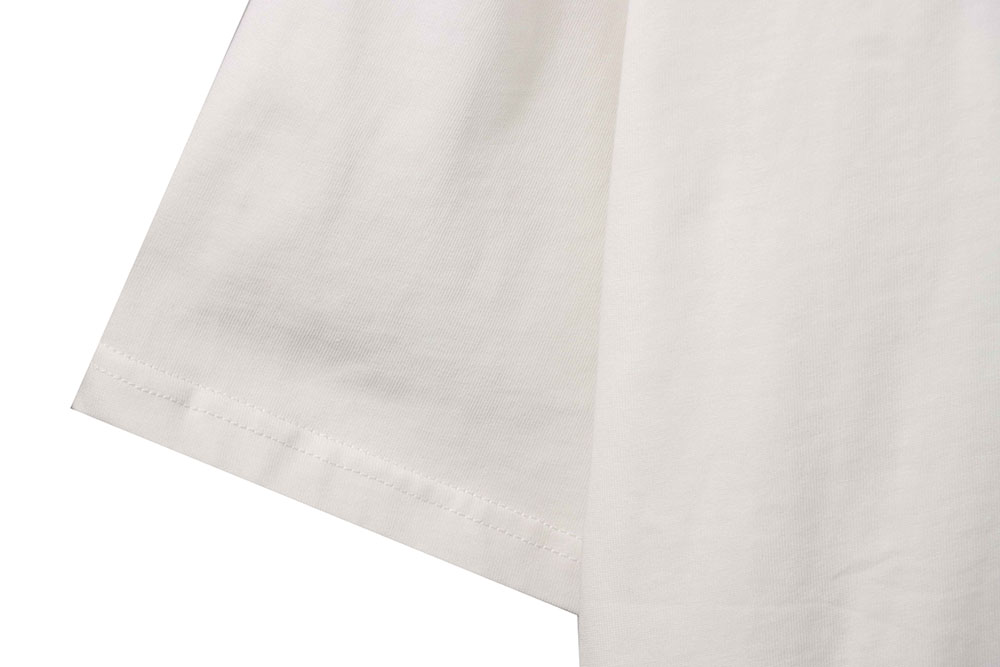 Ch**me He**ts leather label cross silver short sleeves