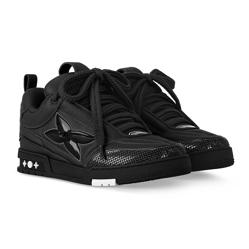 l0*is V*t0n skate sneakers black