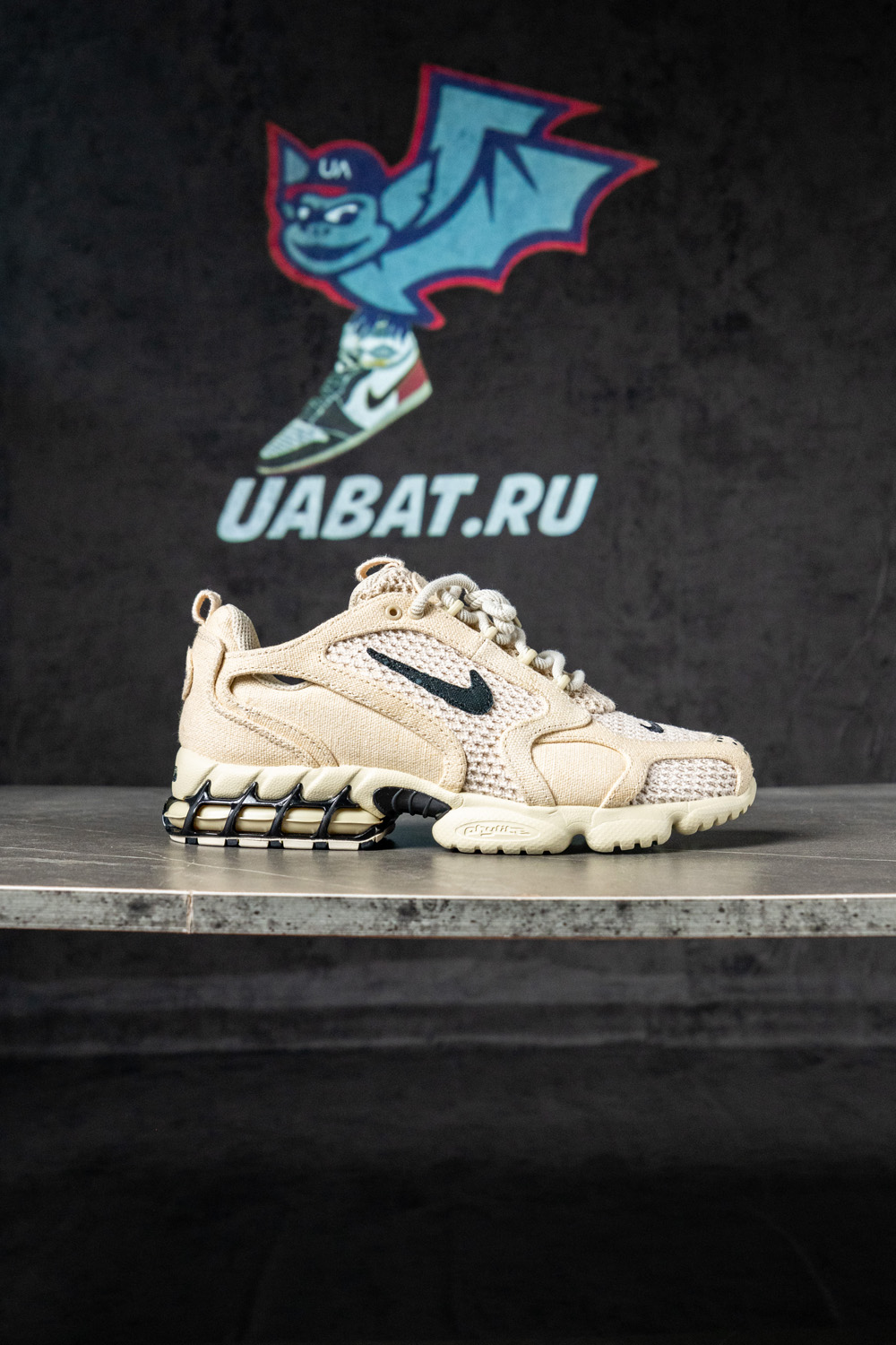 STUSSY X AIR ZOOM SPIRIDON CAGED 