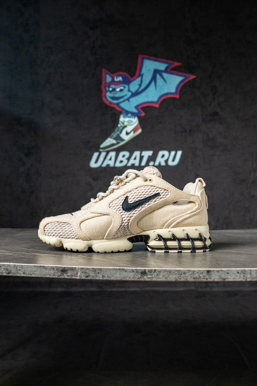 STUSSY X AIR ZOOM SPIRIDON CAGED 