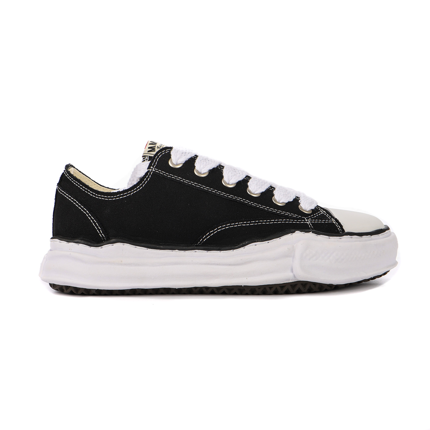 Ma*s*n mihara yasuhiro peterson original canvas low-top sneakers black