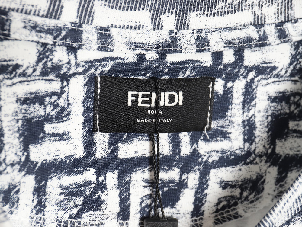 F**di 24ss ff full print crayon graffiti short sleeves tsk1