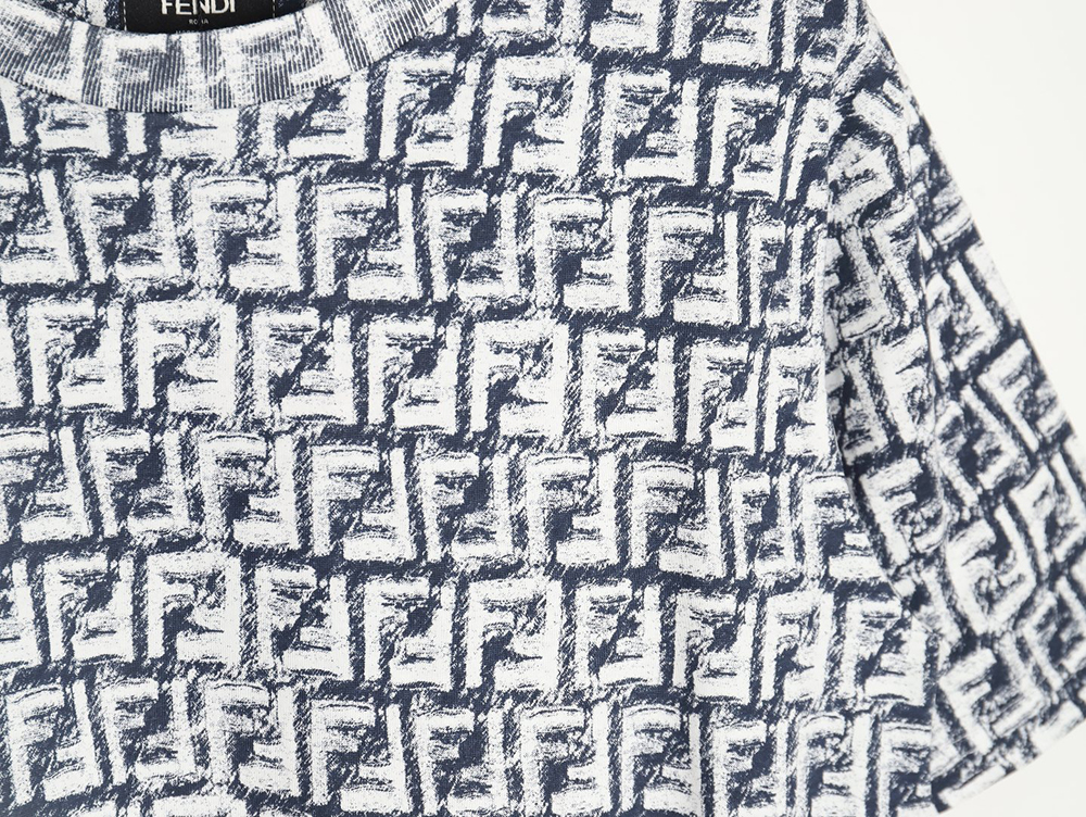 F**di 24ss ff full print crayon graffiti short sleeves tsk1