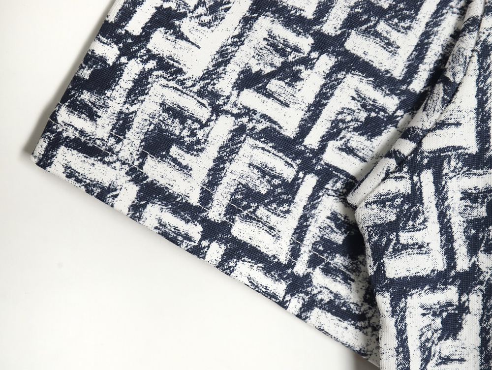 F**di 24ss ff full print crayon graffiti short sleeves tsk1