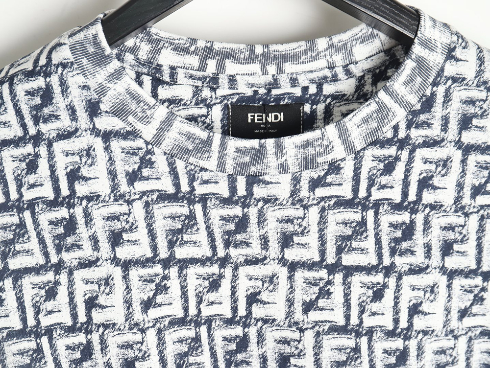 F**di 24ss ff full print crayon graffiti short sleeves tsk1