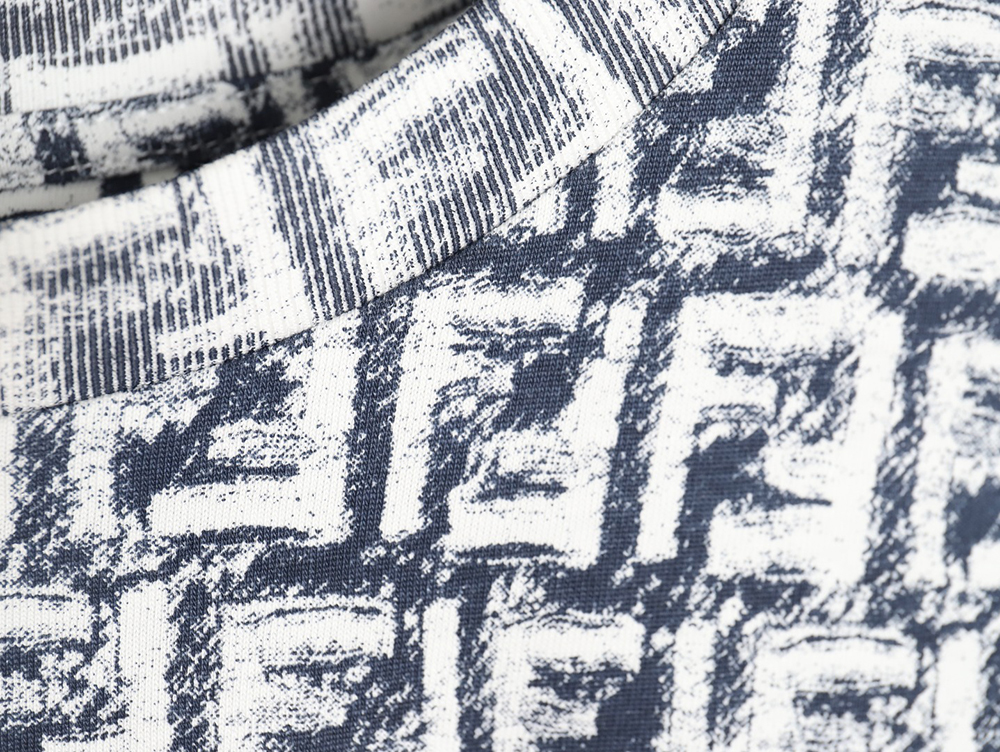 F**di 24ss ff full print crayon graffiti short sleeves tsk1