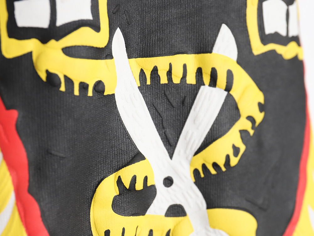 Ba*len*cia*ga scissors foam print short sleeves