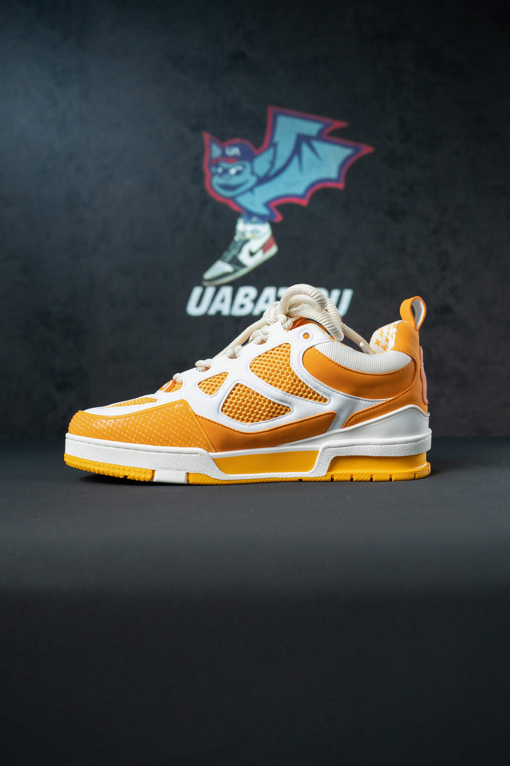 l0*is V*t0n lv skate sneaker yellow white