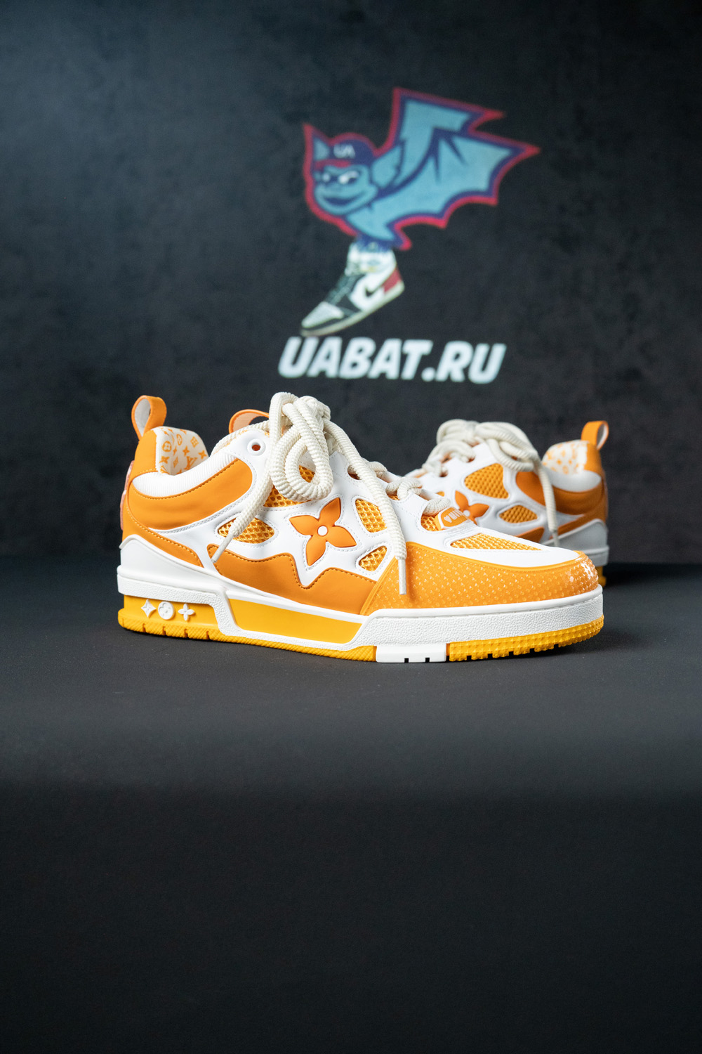 l0*is V*t0n lv skate sneaker yellow white