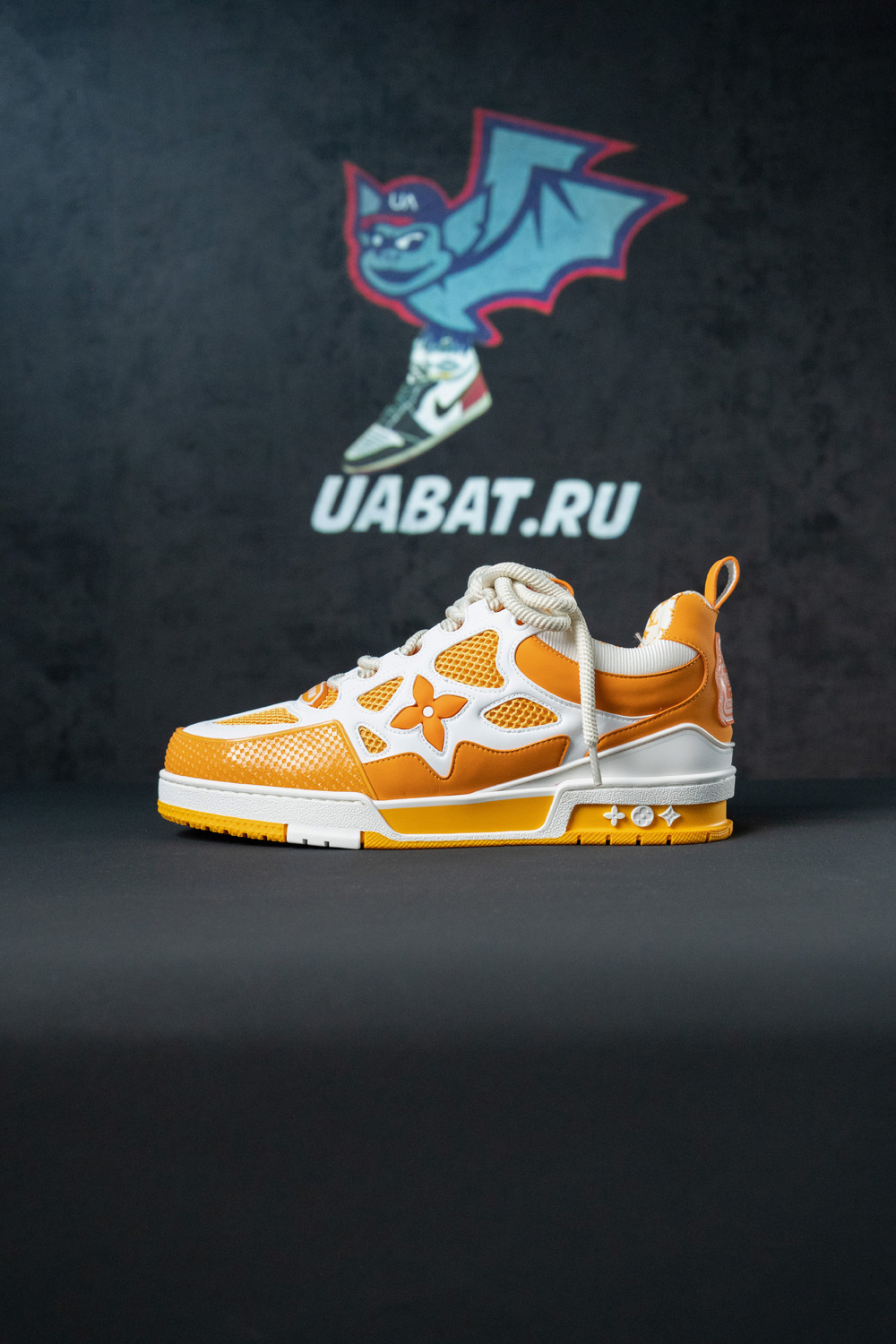 l0*is V*t0n lv skate sneaker yellow white