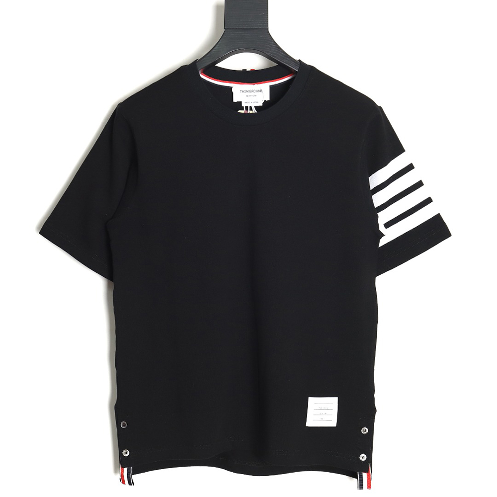 Thom Browne classic four-bar short sleeve TSK3