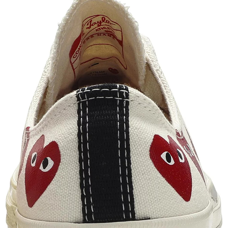 Converse Chuck Taylor All Star 70 Ox Comme Des Garcons PLAY Multi-Heart White