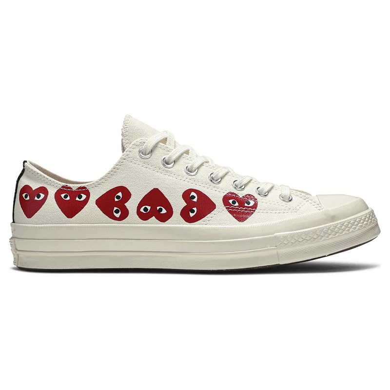 Converse Chuck Taylor All Star 70 Ox Comme Des Garcons PLAY Multi-Heart White