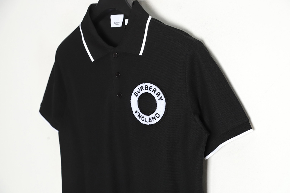 B**rry bbr23ss towel embroidery circle short-sleeved polo shirt tsk4