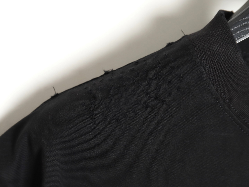 Ba*len*cia*ga 24ss new sanskrit back destruction short-sleeved t-shirt