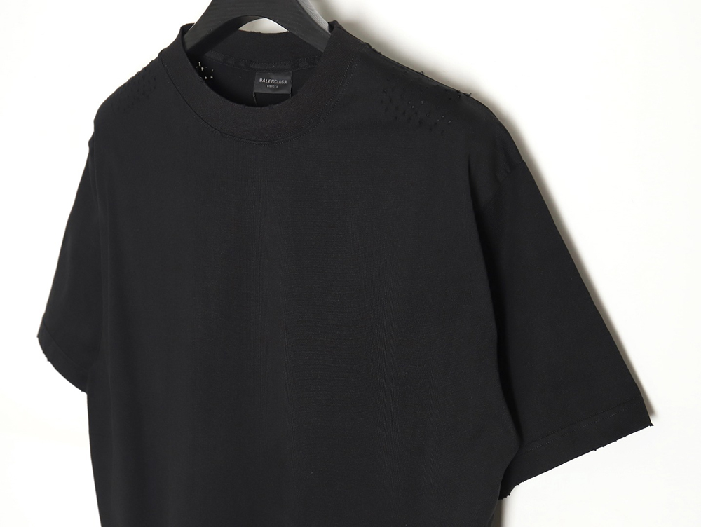 Ba*len*cia*ga 24ss new sanskrit back destruction short-sleeved t-shirt
