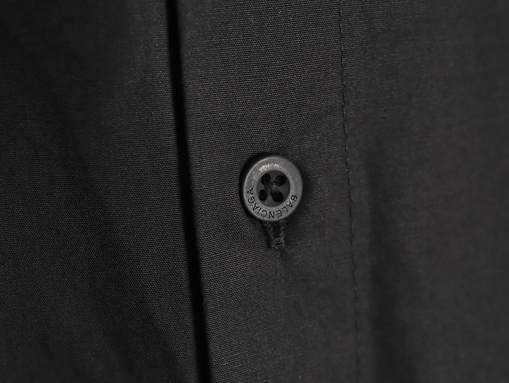 Ba*len*cia*ga 24ss fuzzy cola print short-sleeved shirt