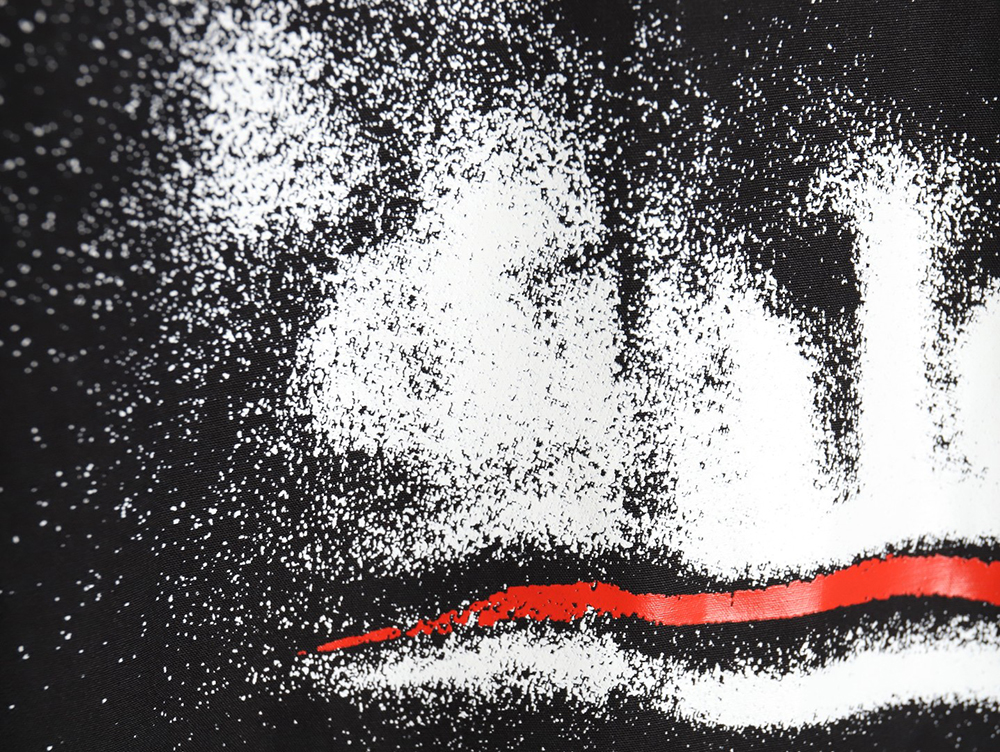 Ba*len*cia*ga 24ss fuzzy cola print short-sleeved shirt