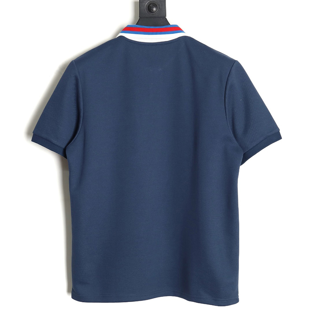 G*u*i guc 24 new collar gg embroidered short-sleeved polo shirt tsk2