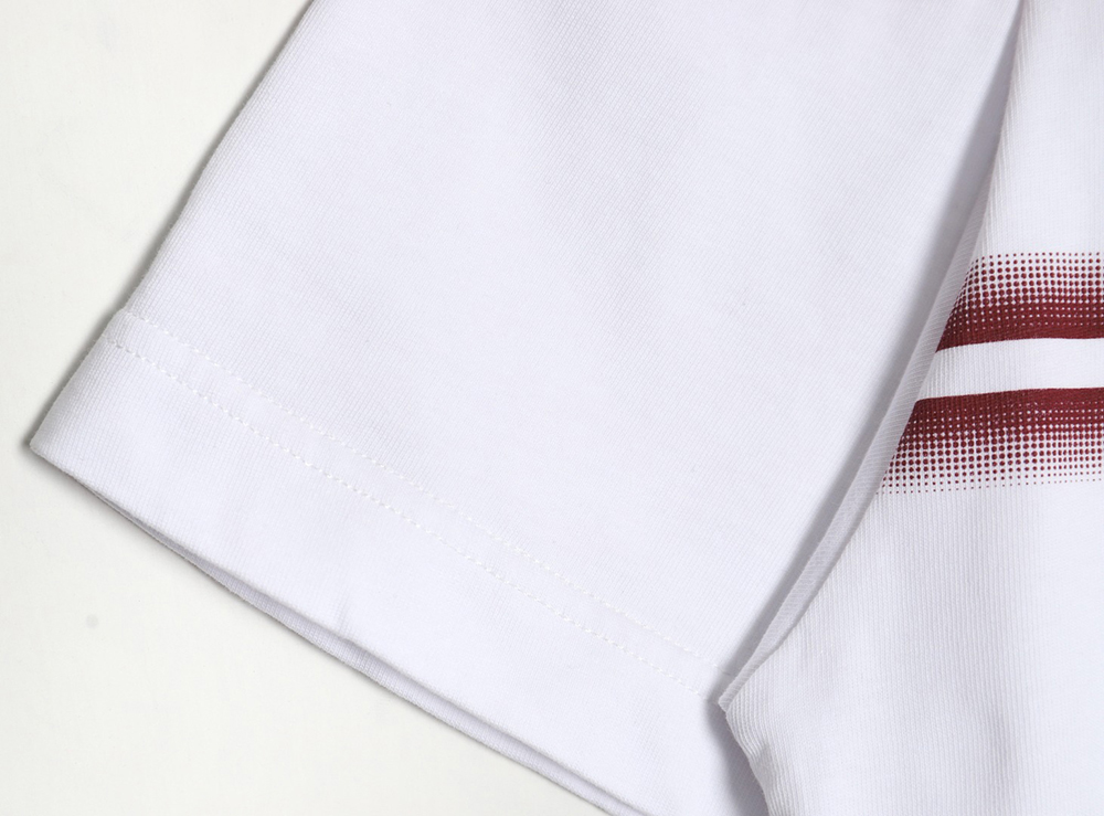 G*u*i 24ss anniversary limited edition striped short sleeve t-shirt