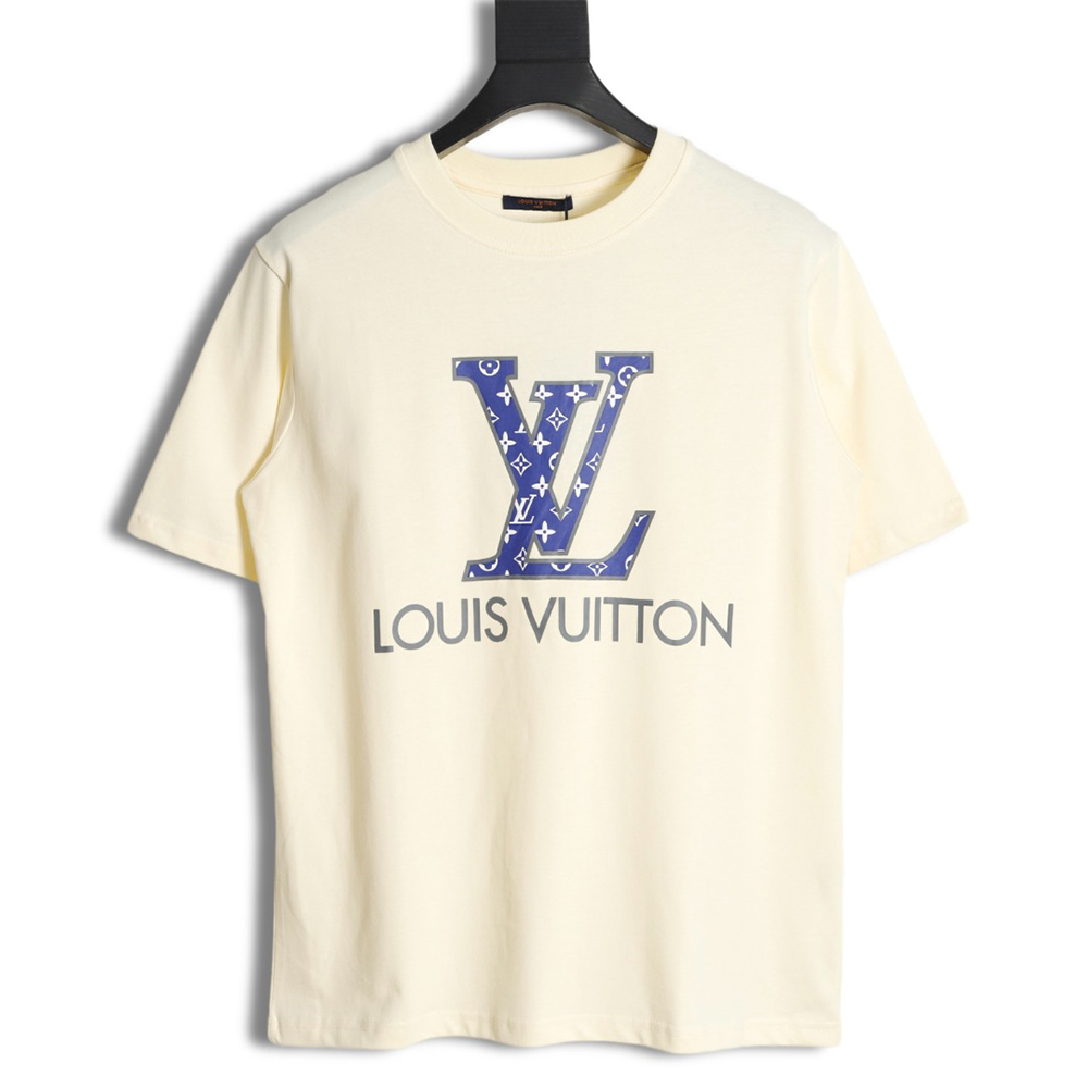 l0*is V*t0n 23ss old flower letter logo printed short sleeve tsk1