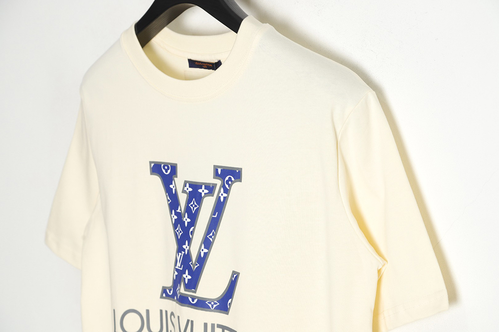 l0*is V*t0n 23ss old flower letter logo printed short sleeve tsk1