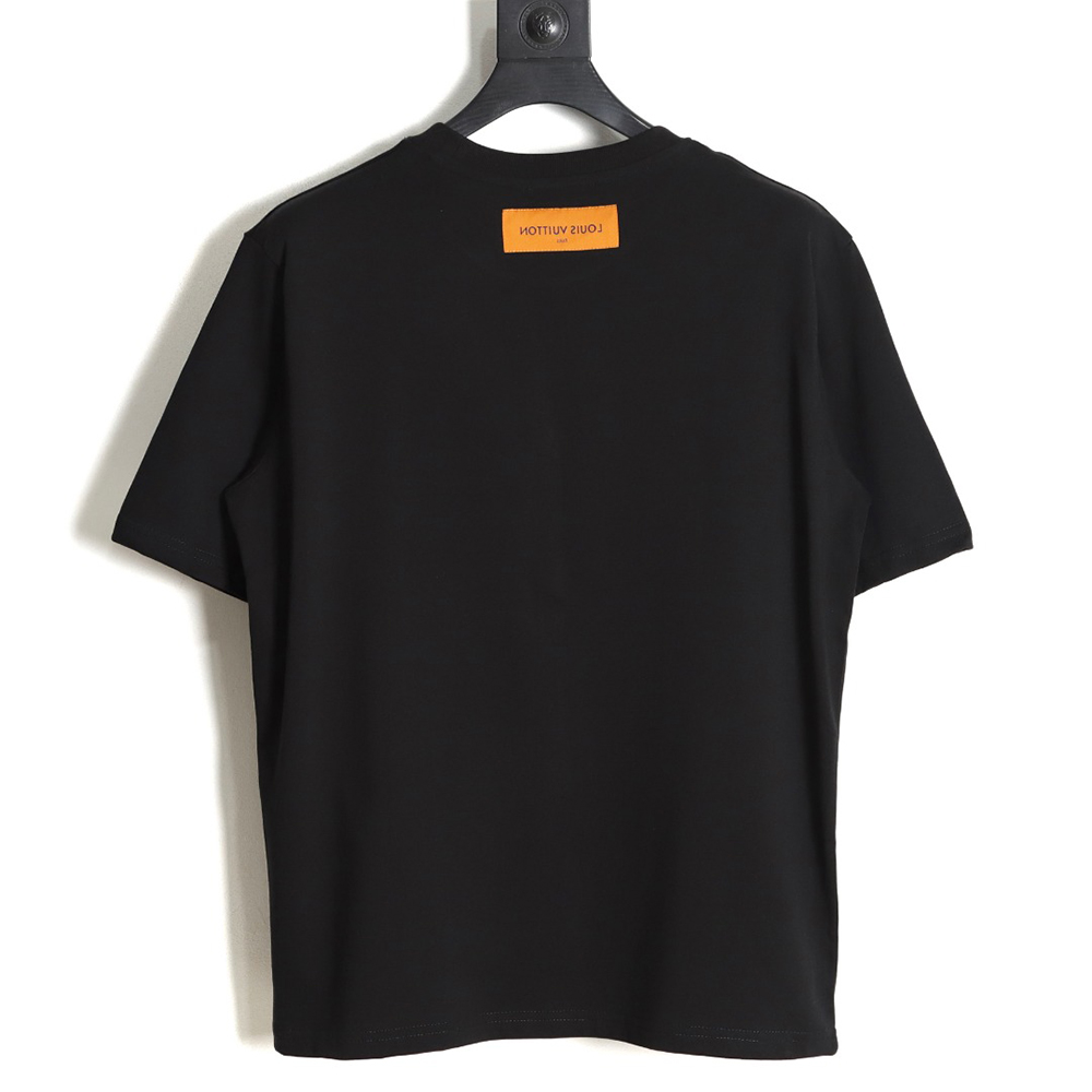 l0*is V*t0n 23ss old flower letter logo printed short sleeve tsk2