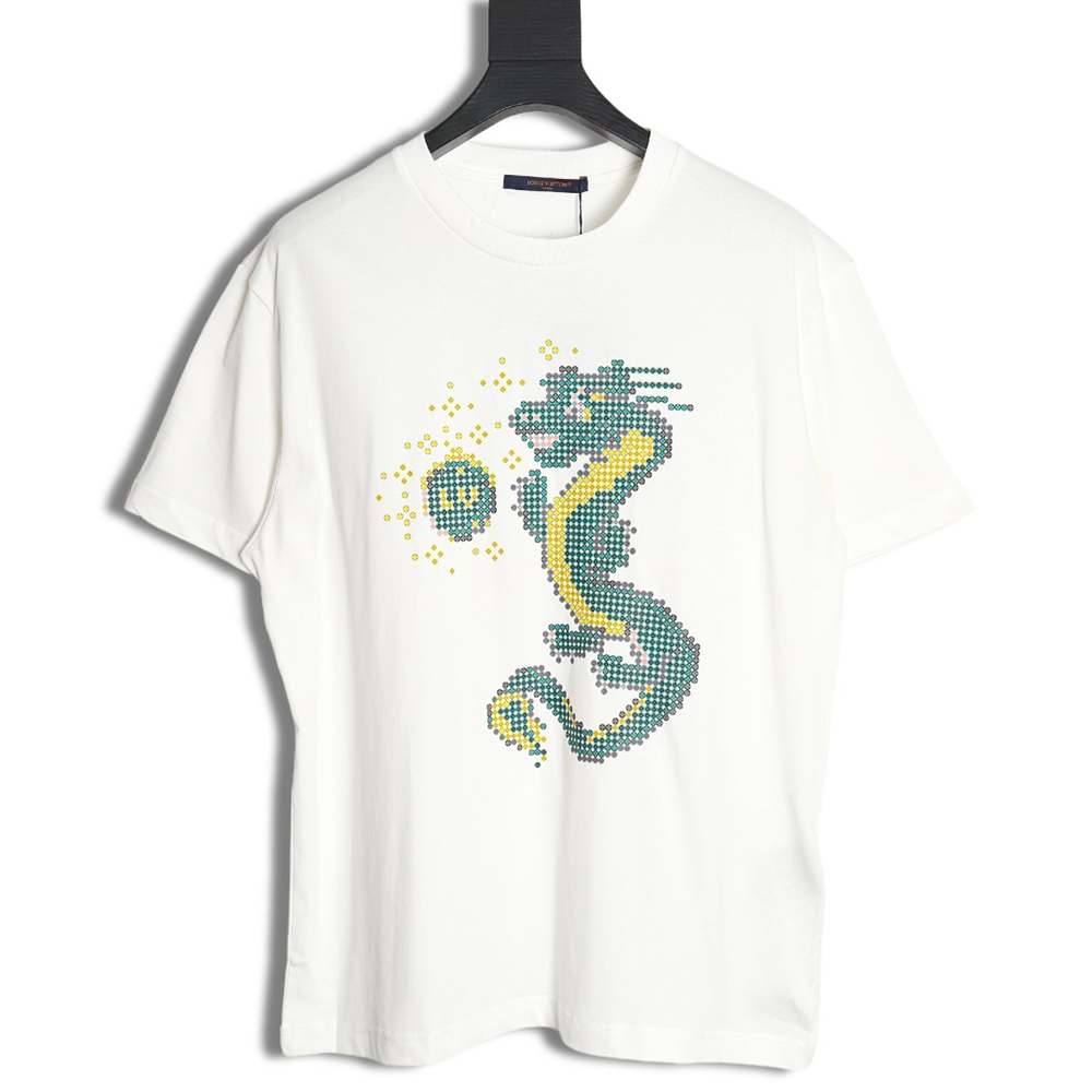 l0*is V*t0n 24ss dragon year limited edition dragon ball short sleeve t-shirt