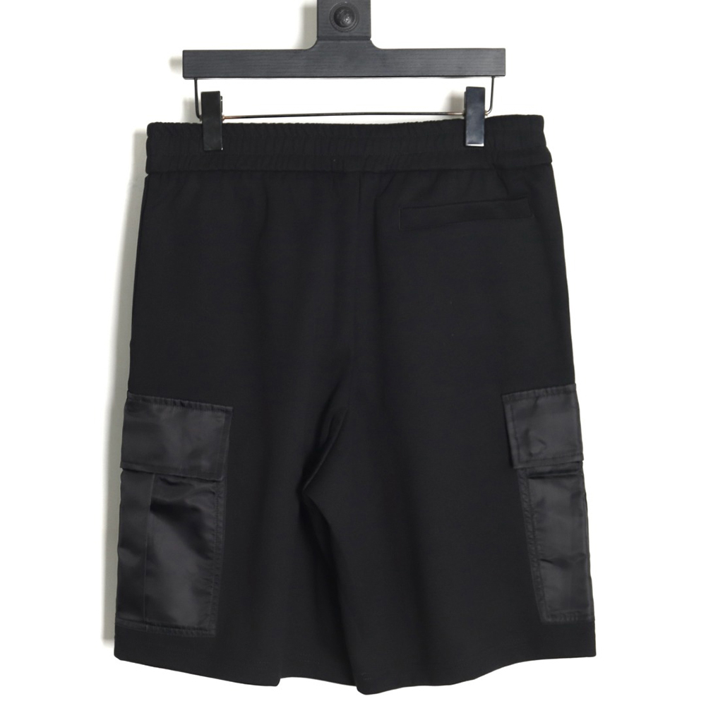 Pra*a prd24ss side nylon pocket cotton cargo shorts