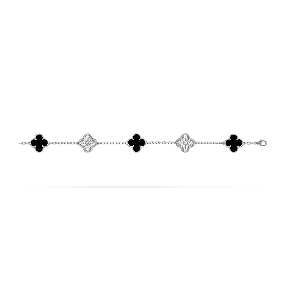 V*N CL*F & arpels vintage alhambra bracelet 5 motifs