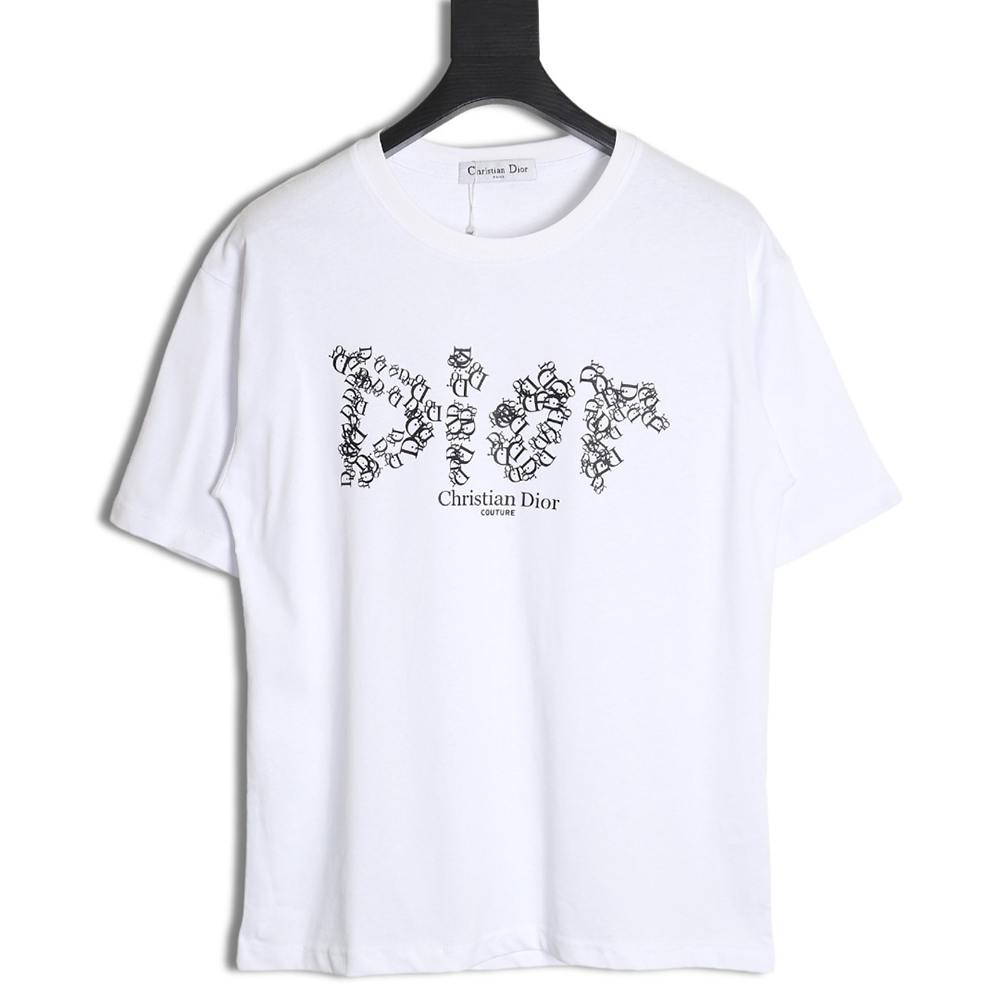 D*or 24ss monogram short-sleeved t-shirt
