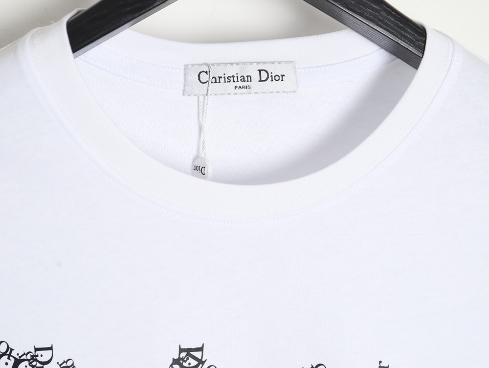 D*or 24ss monogram short-sleeved t-shirt