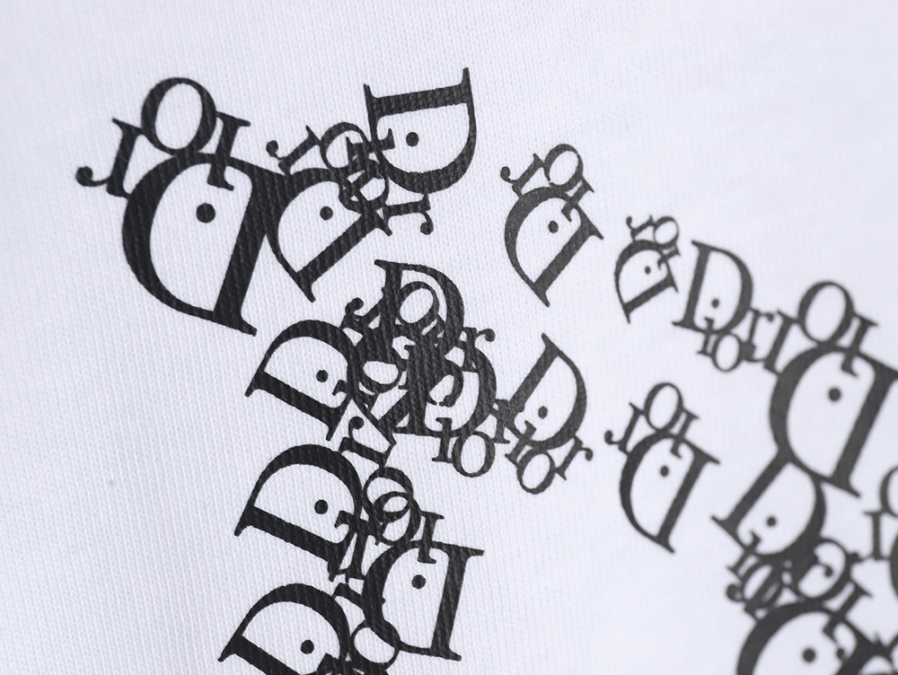 D*or 24ss monogram short-sleeved t-shirt