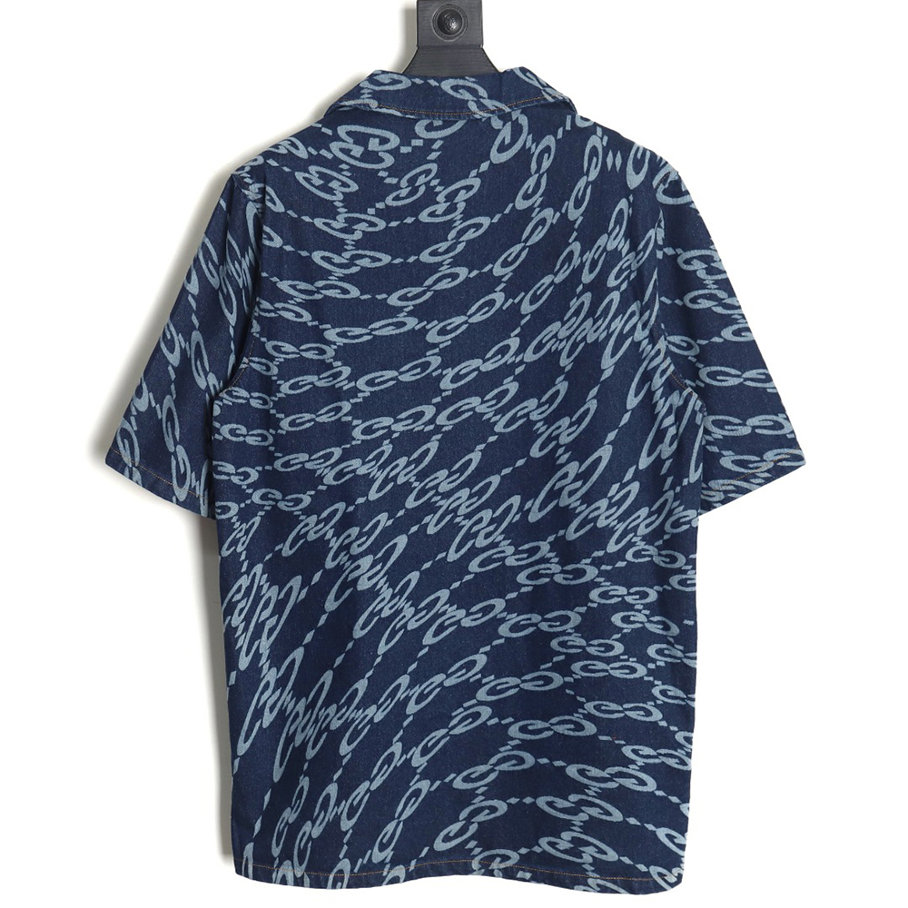 G*u*i 24ss spring and summer new classic jacket short sleeve shirt