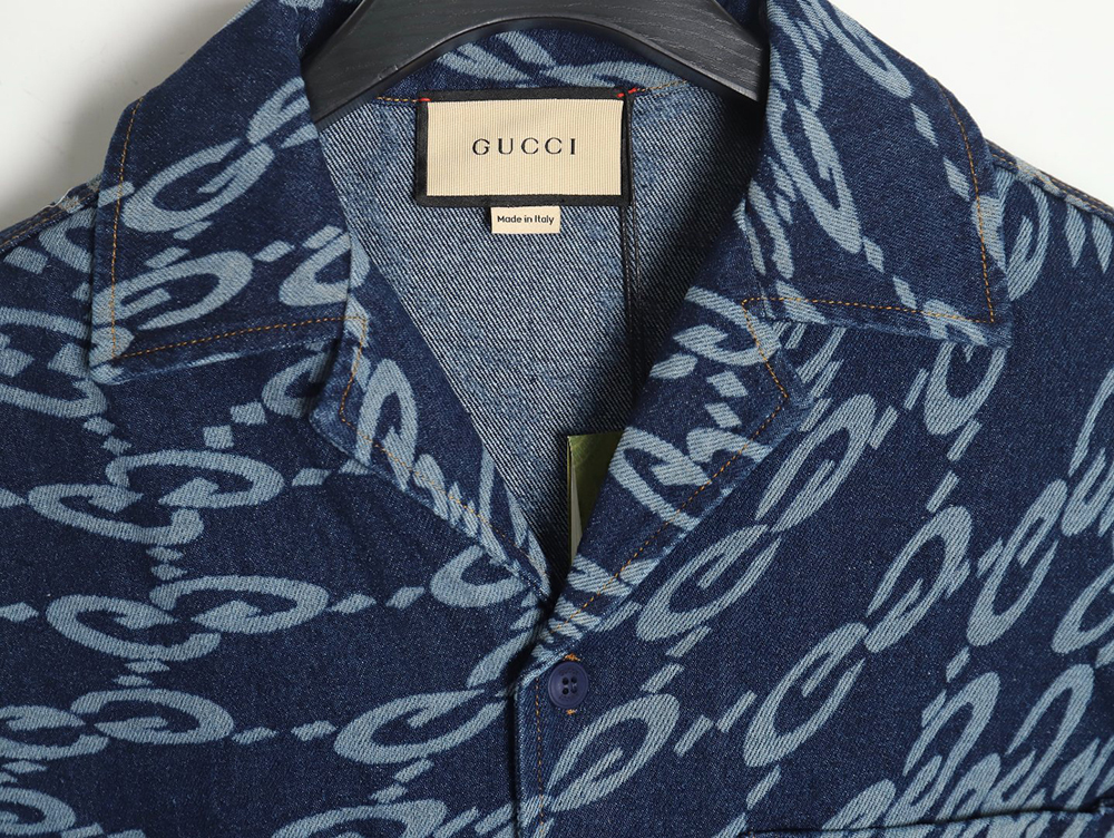 G*u*i 24ss spring and summer new classic jacket short sleeve shirt